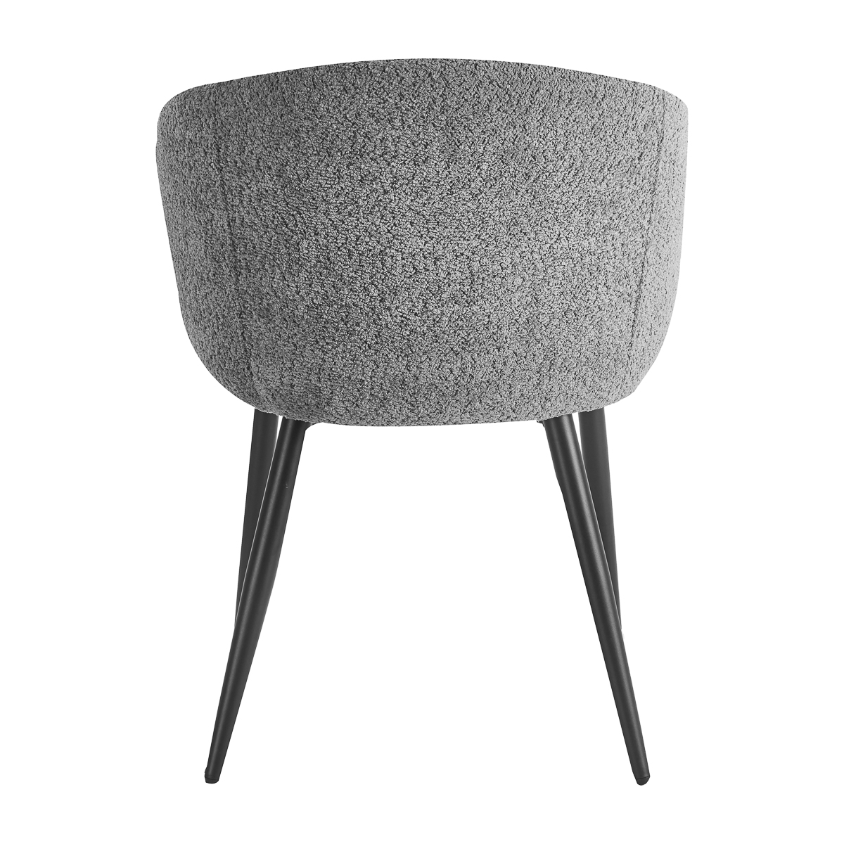 4Rico Verso Salon-Stuhl grau – Ergonomisch mit Armlehnen