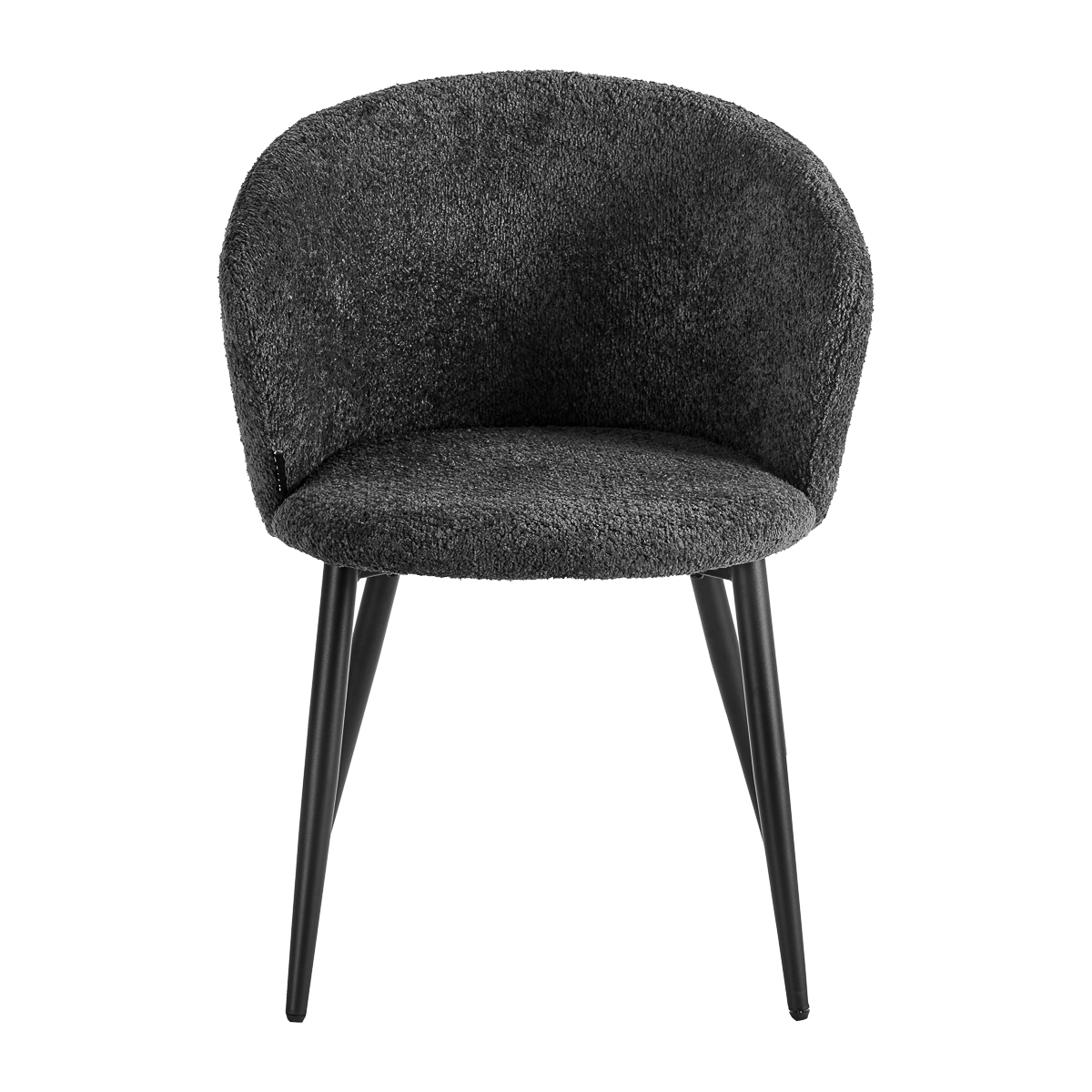 4Rico Verso Stuhl schwarz – Ergonomischer Salon-Empfangsstuhl