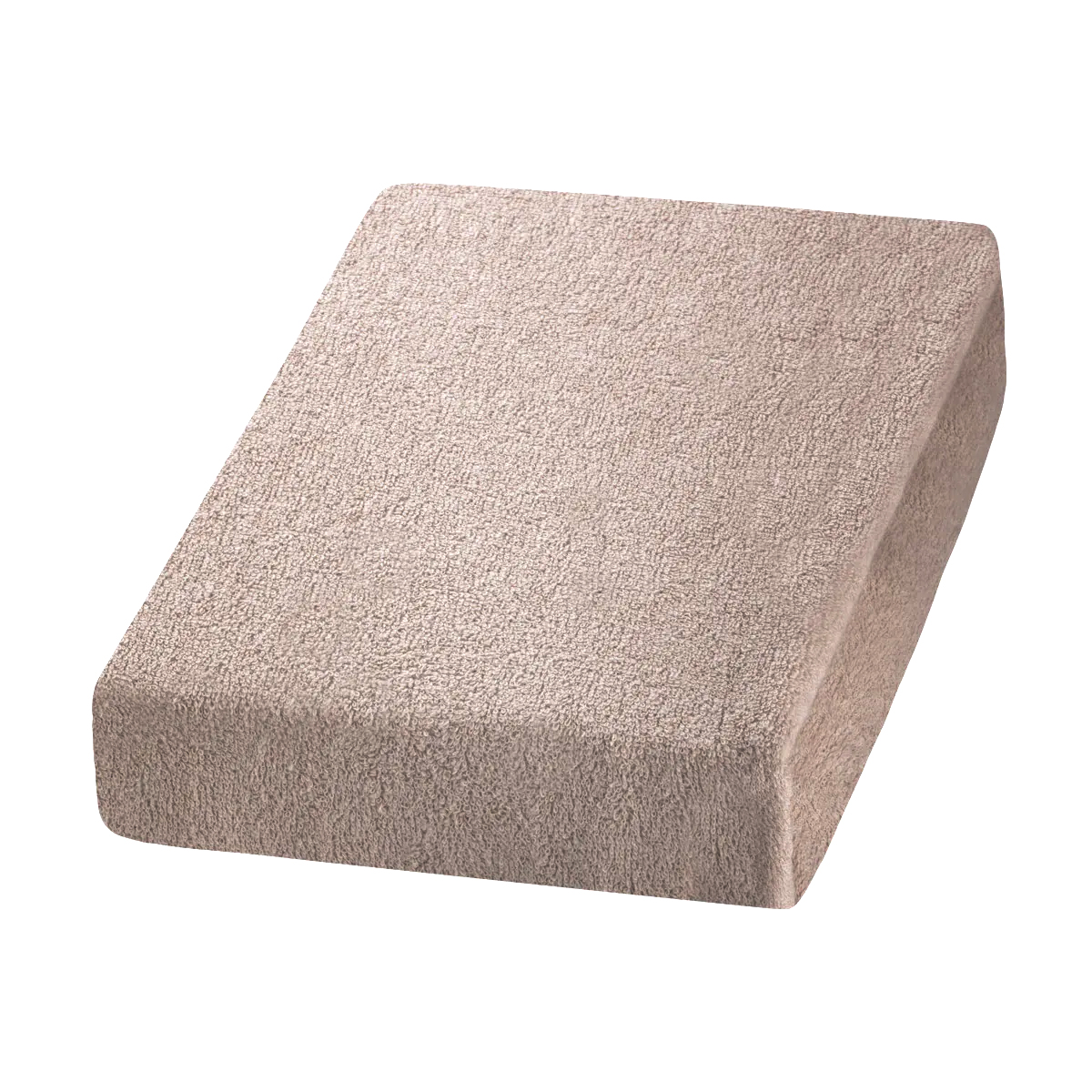 Frotte Beige Frottierblatt 70x190 cm – Elastisch