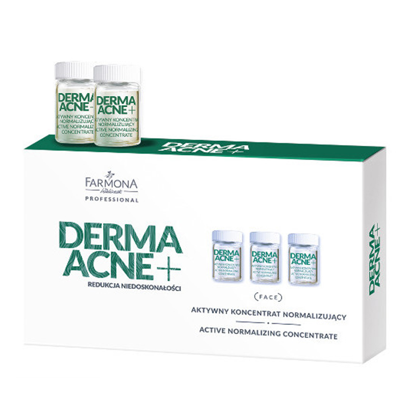 Farmona Dermaacne+ Aktives Normalisierendes Konzentrat - Intensive Hautpflege 5x5ml Ampullen
