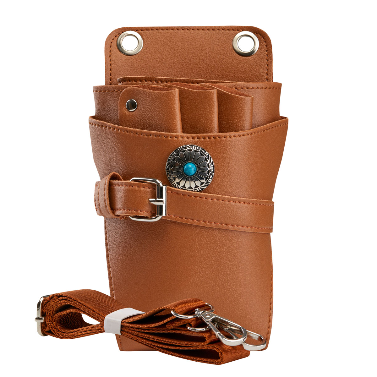 Holstergürtel für Schere T14 Braun – Kunstleder