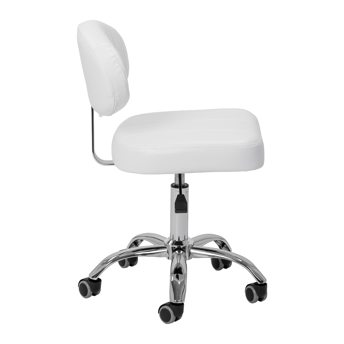 Kosmetikhocker Giovanni Y08 weiss – ergonomisch