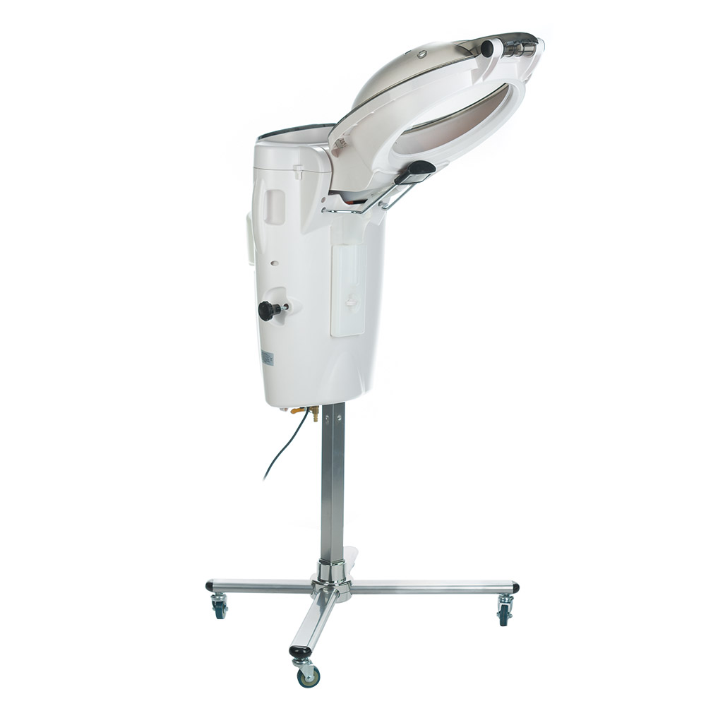 Professional Ozon-Dampfhaube Weiß - Wellness-Trockenhaube mit Befeuchtung