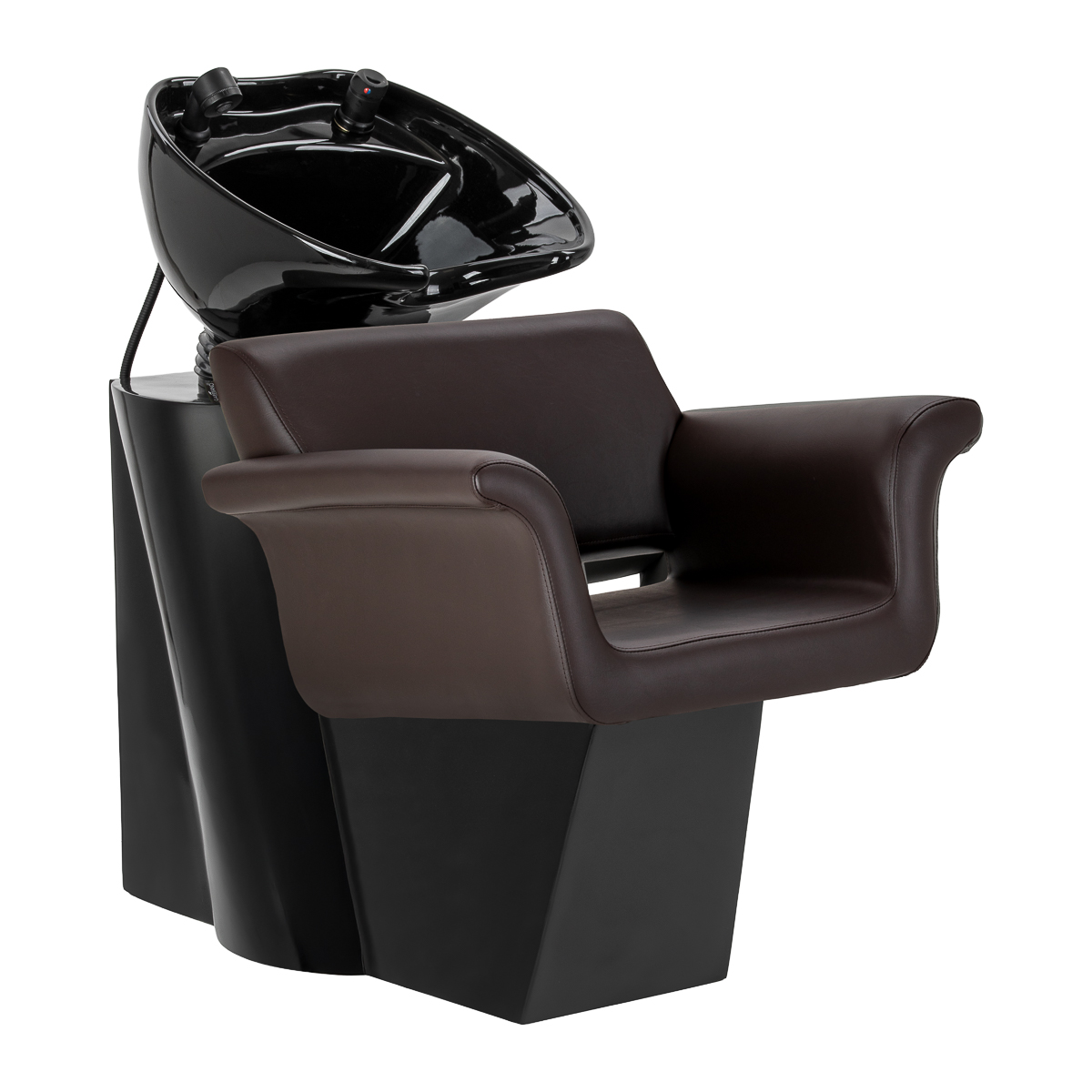 Gabbiano Friseursalon-Waschbecken Lucca braun – minimalistisch