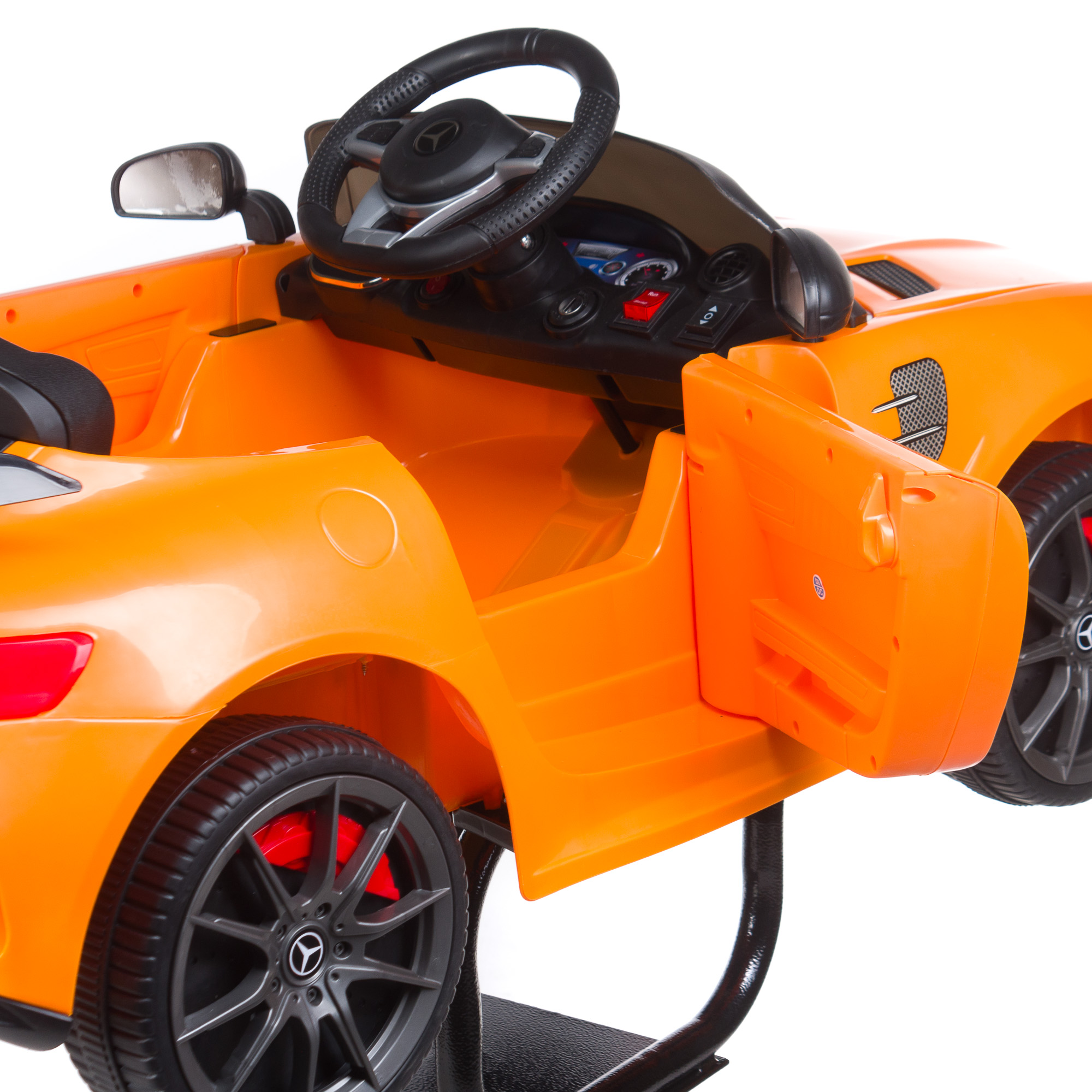 Kinder Friseurstuhl Gelb mit Licht und Sound - Auto-Design