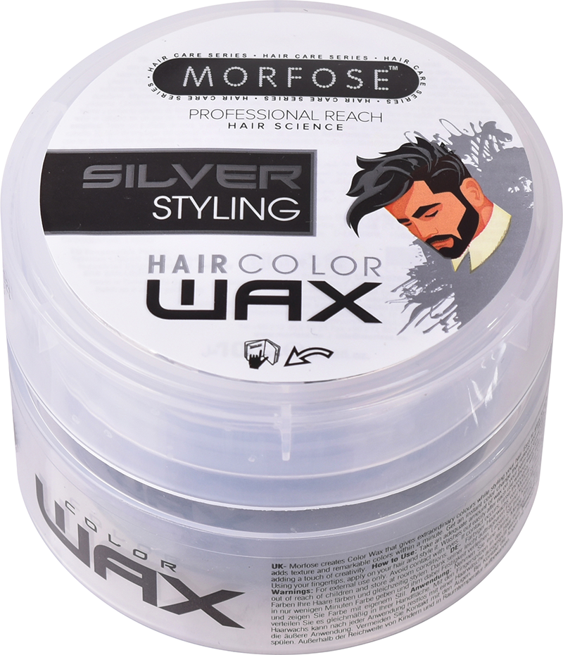 Farbiger Haarwachs Morfose Color Wax Silver