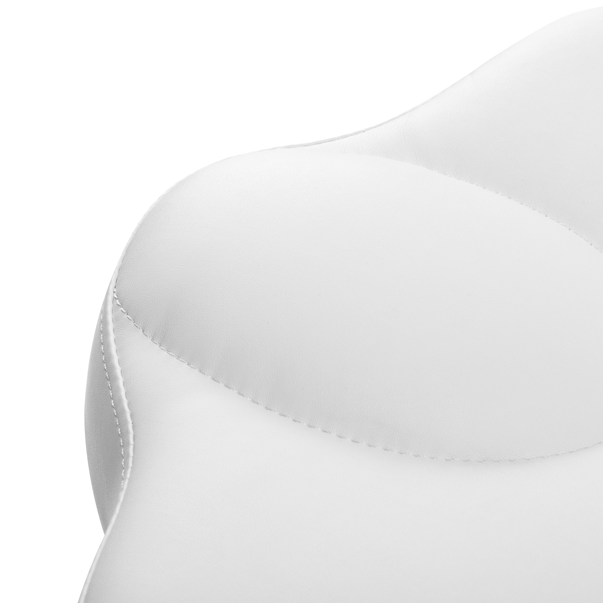Kosmetikhocker Azzurro 156-F Bump-up Schneeweiß