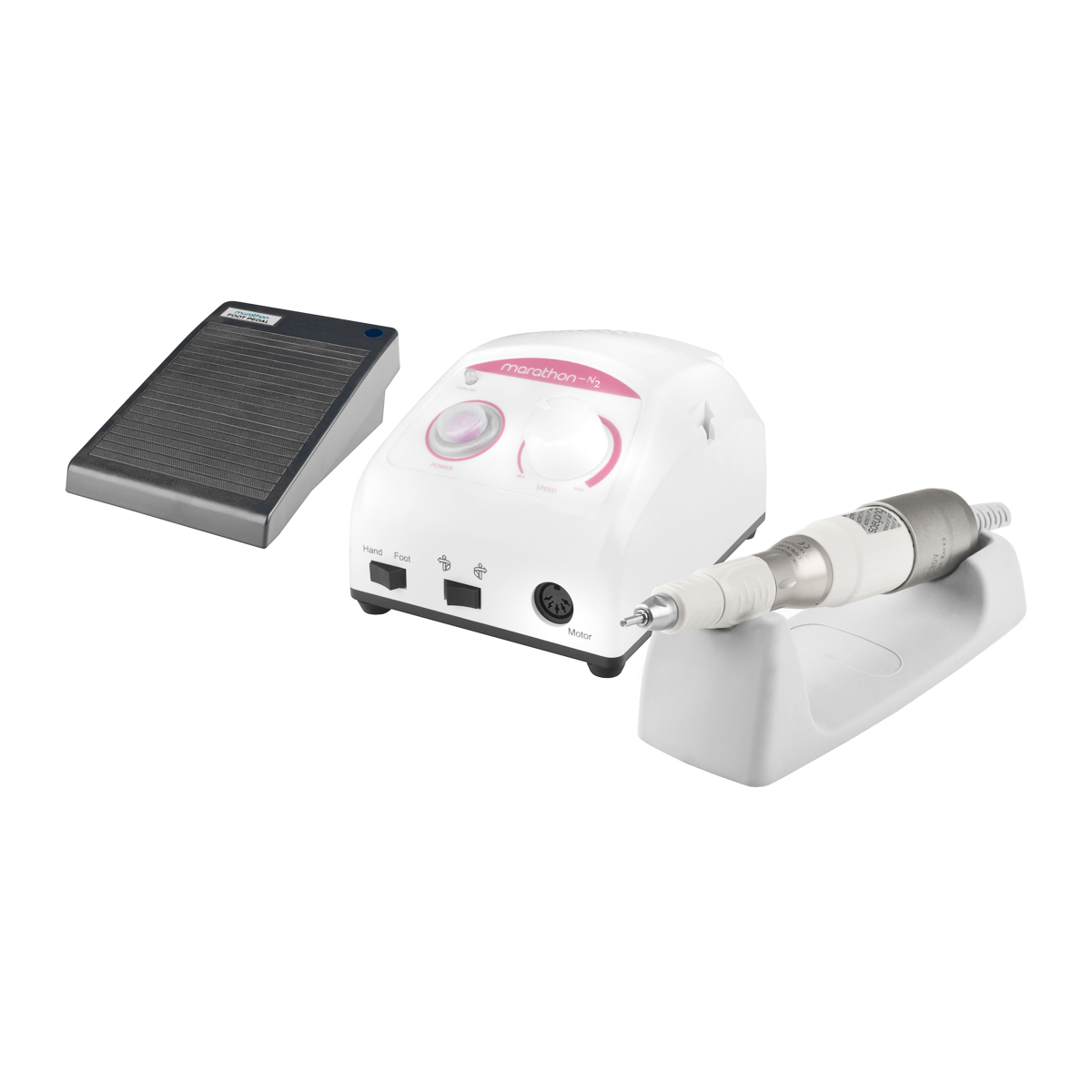 Marathon New N2 Nagelfräser mit SH300S Handstück - Professioneller Elektrofräser