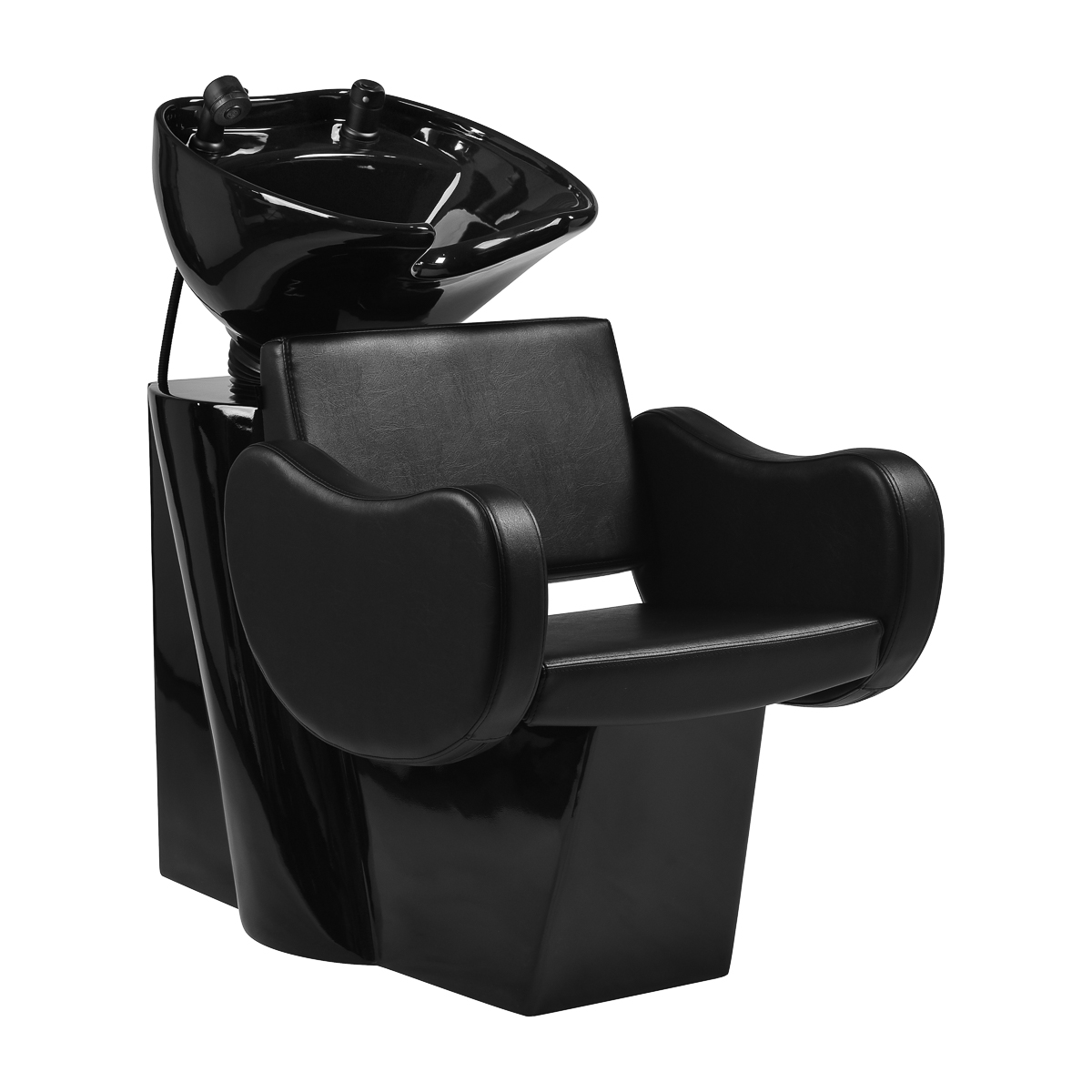 Gabbiano Friseurstuhl Sevilla Schwarz - Moderne Ergonomie