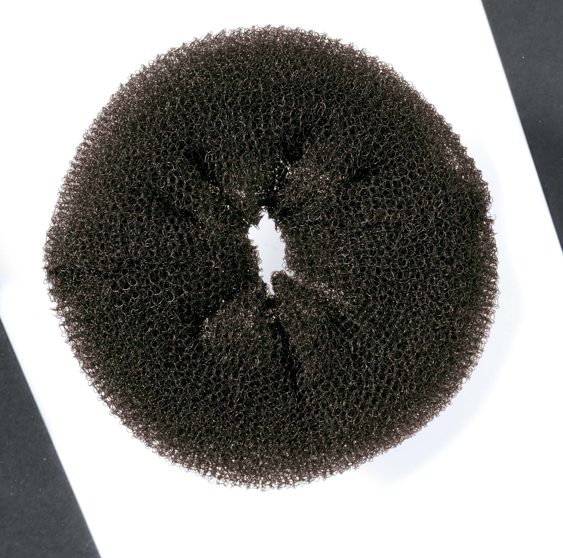 Knotenrolle Schwarz Duttkissen 11Cm 12G Friseur 01