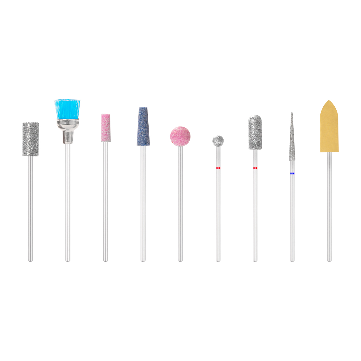 Cutter Mix 9er Set Nagelfräser Diamant Stein Gummi