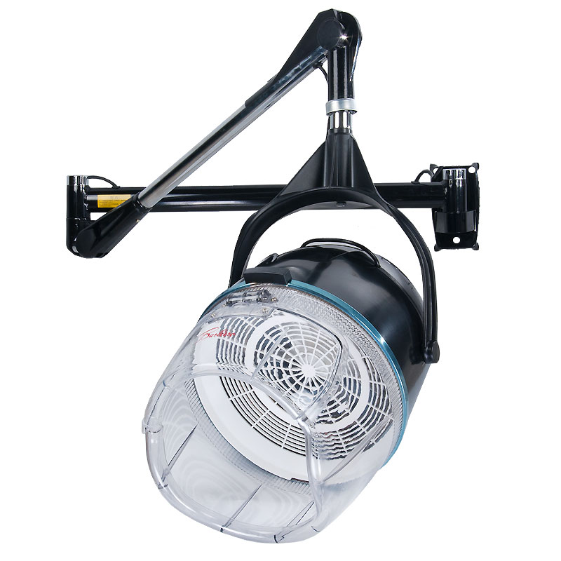 Profi Wandtrockenhaube mit Heizfunktion und regulierbarem Arm 140cm