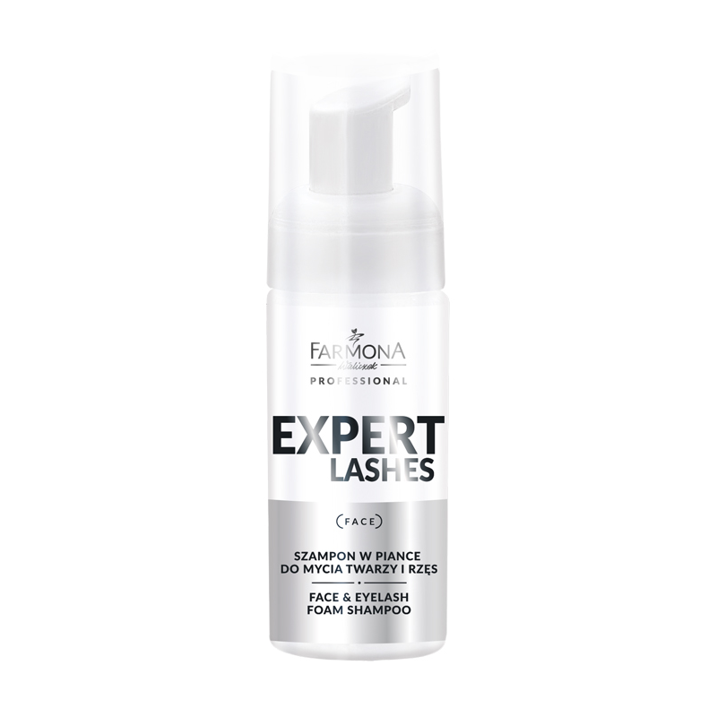 Farmona Expert Wimpern-Schaum Shampoo - Sanfte Gesichts- und Wimpernreinigung 100ml