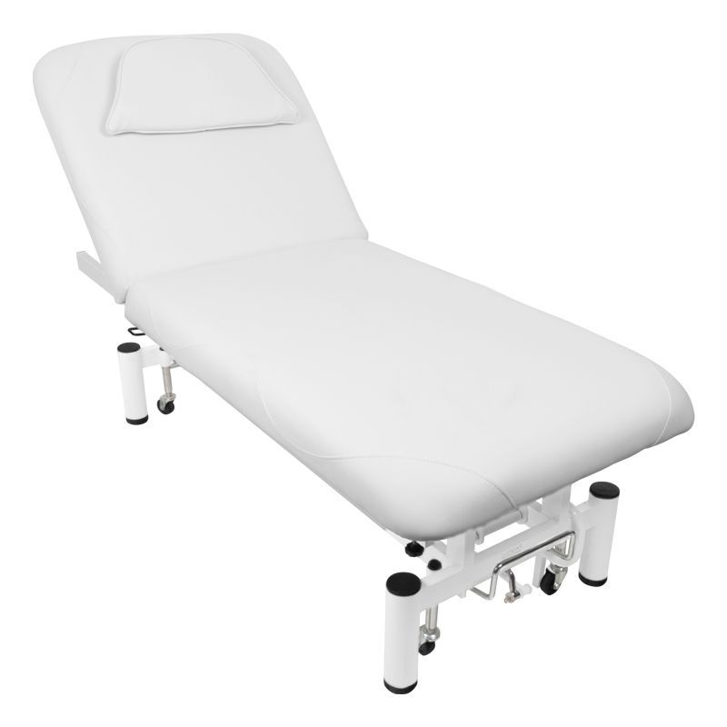 Elektrische Massageliege AZZURRO 684 – 1 Motor, Weiß – Professionelle Wellnessliege für Spa & Kosmetik