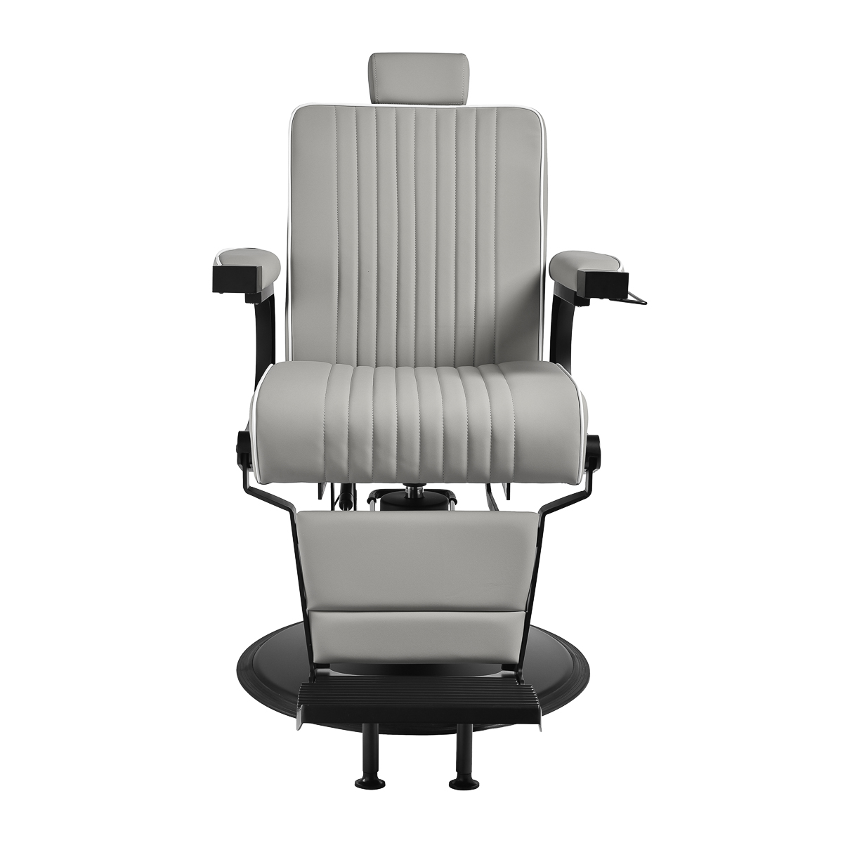 Gabbiano Levi Friseurstuhl Grau mit Hydraulik – Premium Salon