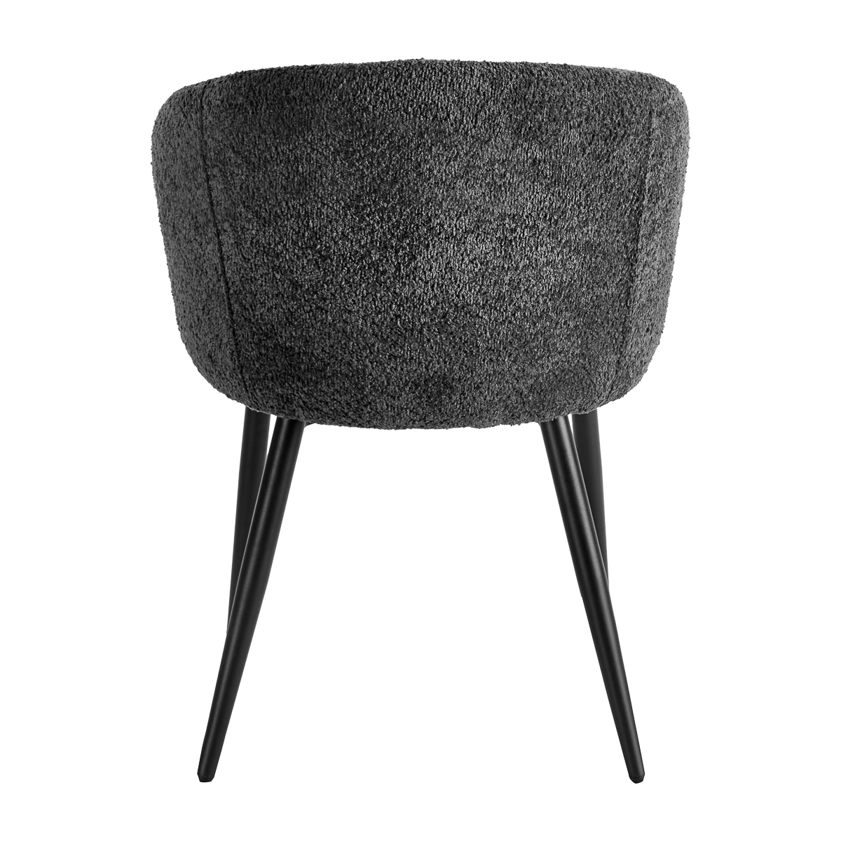 4Rico Verso Stuhl schwarz – Ergonomischer Salon-Empfangsstuhl