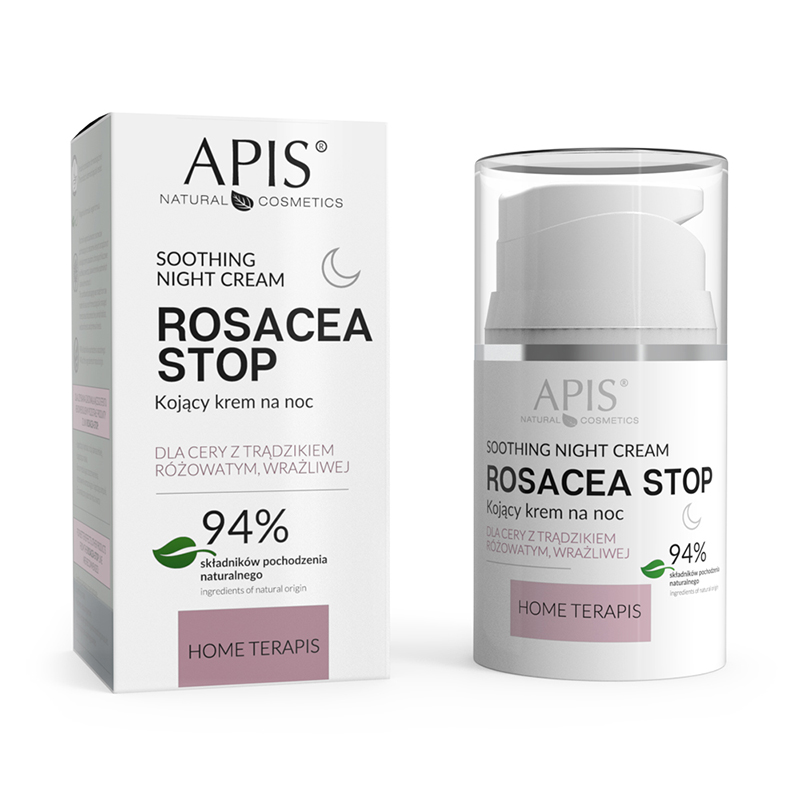 APIS ROSACEA-STOP Beruhigende Nachtcreme 50ml - Intensive Hautpflege für empfindliche Haut