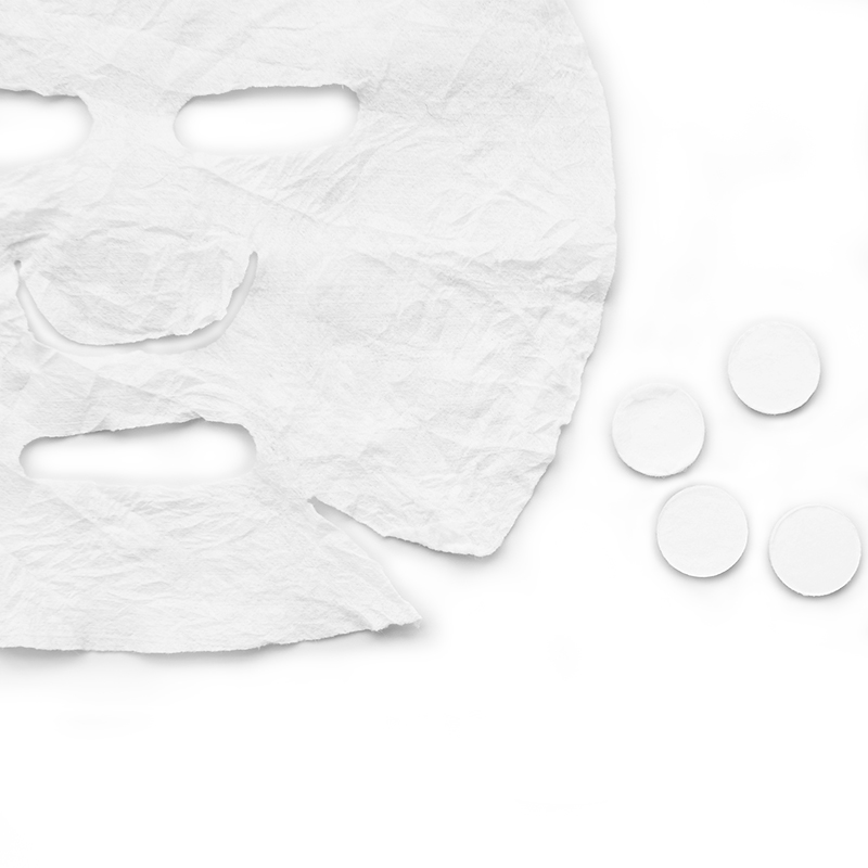 Einweg-Vliesmasken komprimiert 10er Pack - Hygieneartikel für Kosmetik & Behandlung