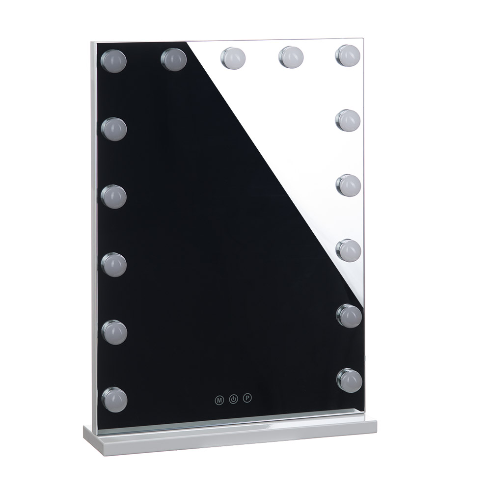 Profi LED-Schminktisch mit USB-Port - 46x58cm Salon Arbeitstisch