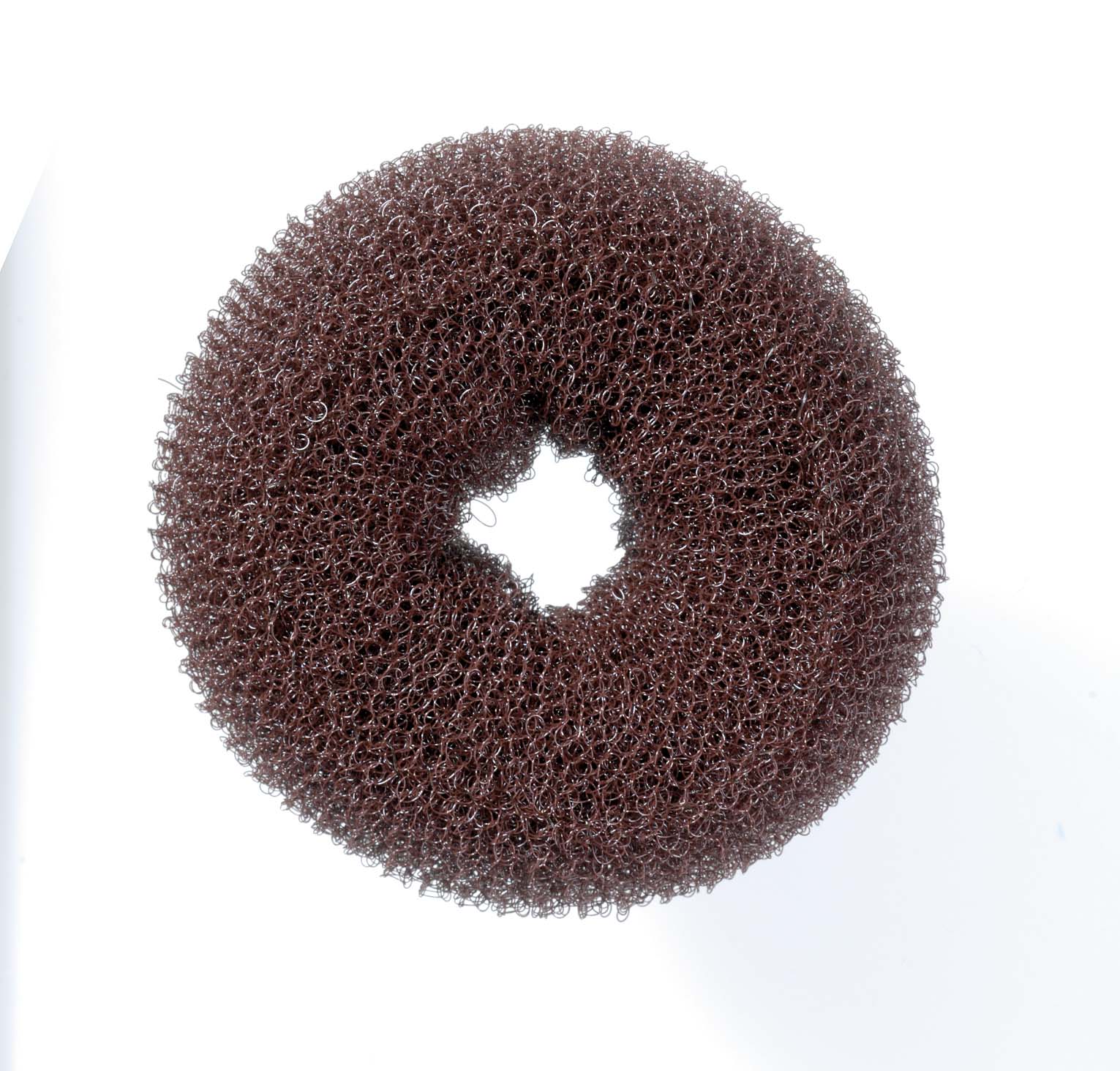 Knotenrolle Braun Duttkissen 9Cm 10G Friseur 01