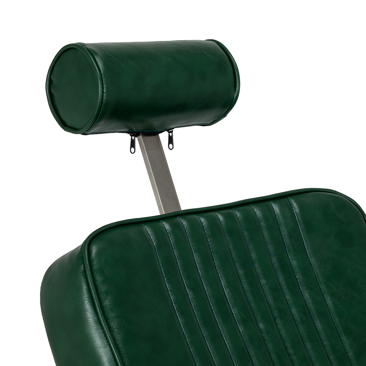 Gabbiano Friseurstuhl Royal X grün – Hydraulik & Motorrad-Style