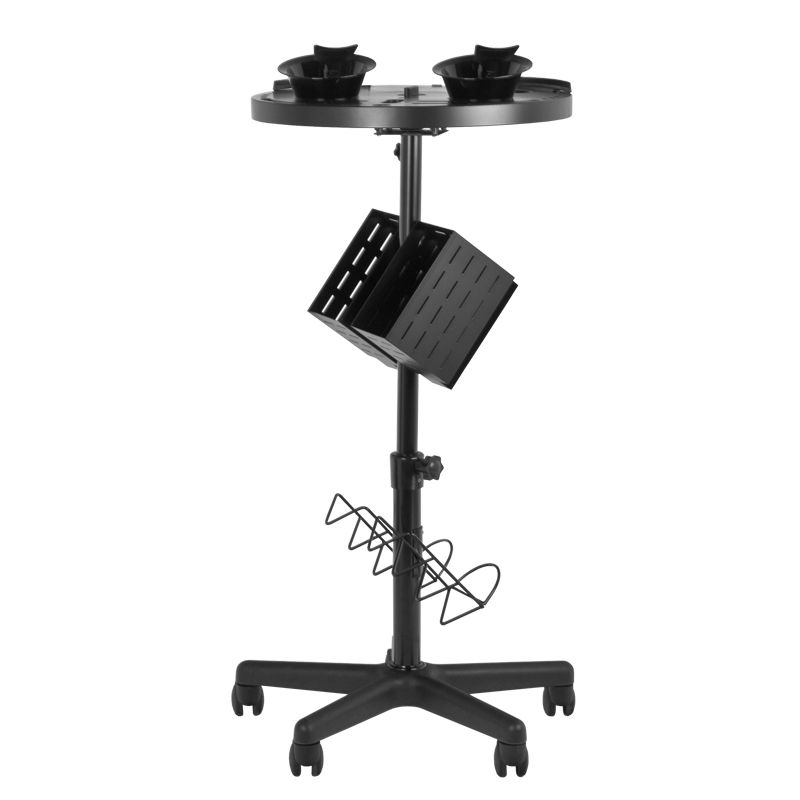 Gabbiano Friseurwagen 188 Timer Schwarz – Profi-Servierwagen für Friseure