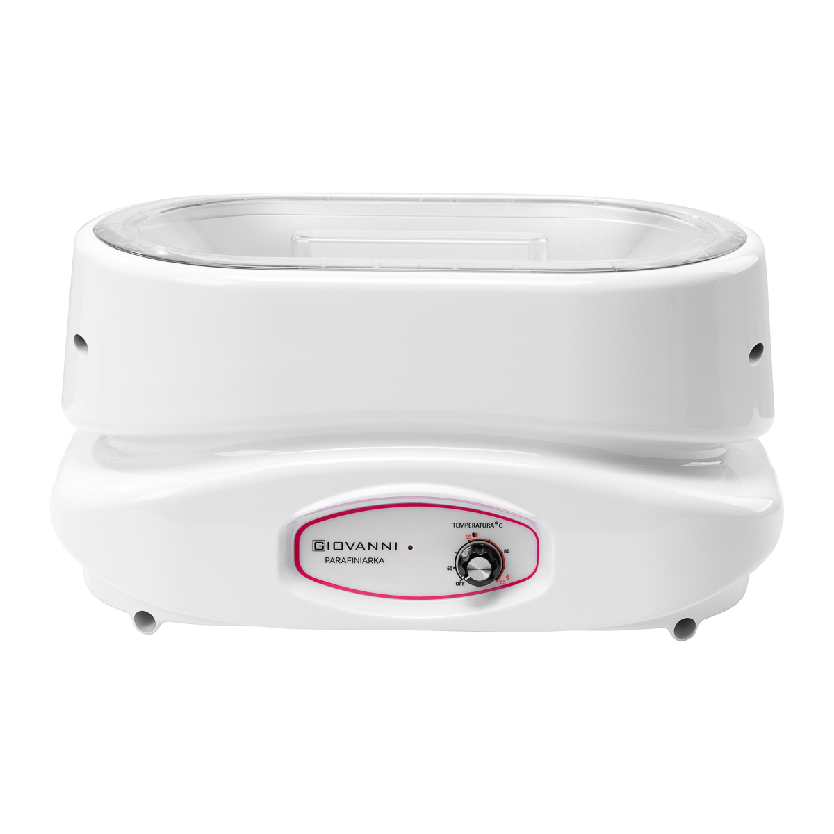 Paraffingerät 220W Giovanni – Weiß & Rosa