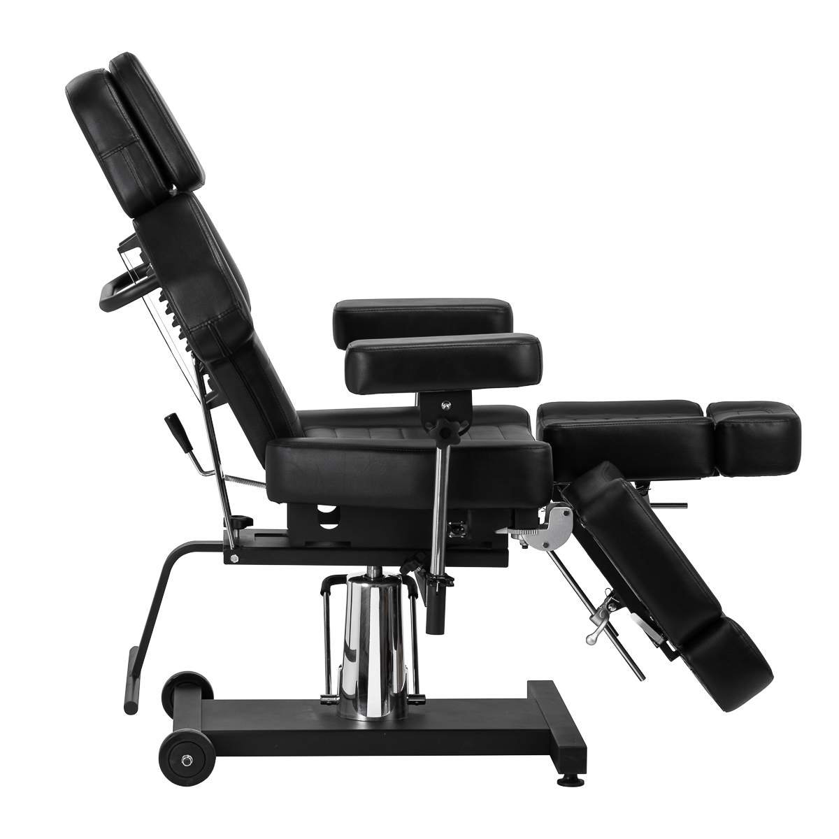 Pro Ink 601A Hydraulischer Tattoo Stuhl Schwarz - Ergonomisch