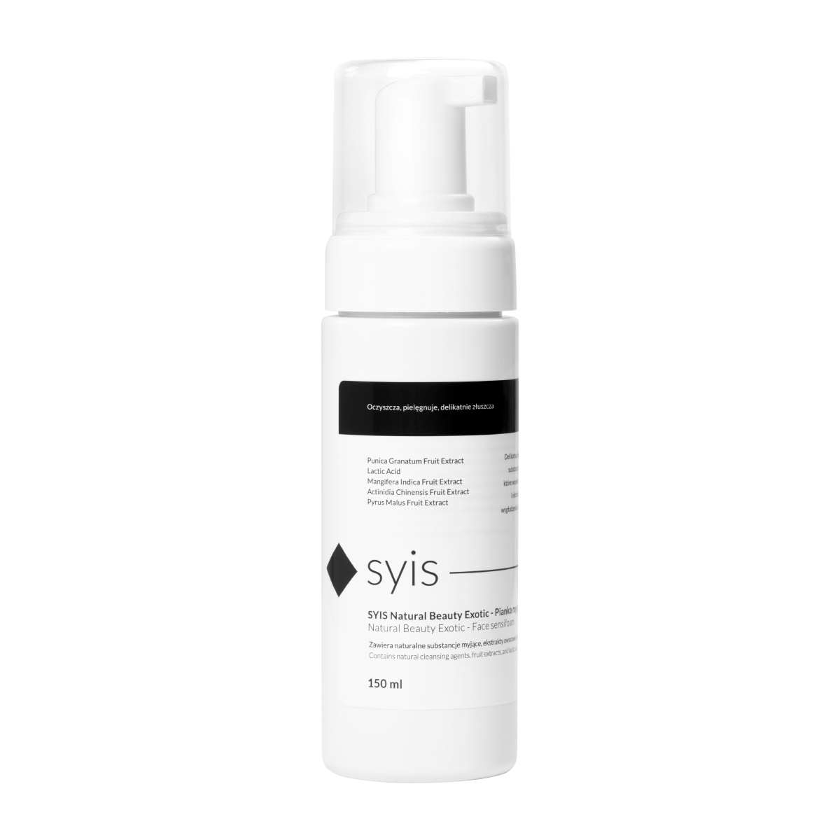 SYIS Natural Beauty Exotisches Gesichtsreinigungsschaum Sensifoam 150 ml