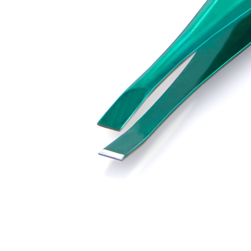 Nghia Export Pinzette T-01 Grün – Schräg geschnitten
