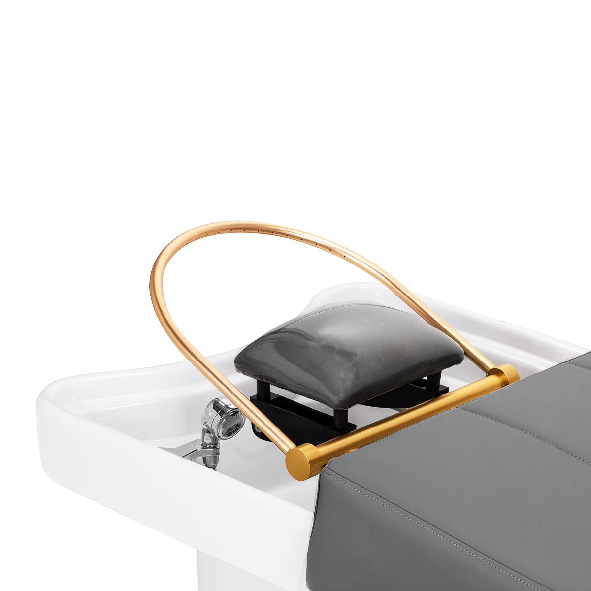 Gabbiano Friseurwaschbecken Liege Head Spa 017 Grau - SPA-Liege