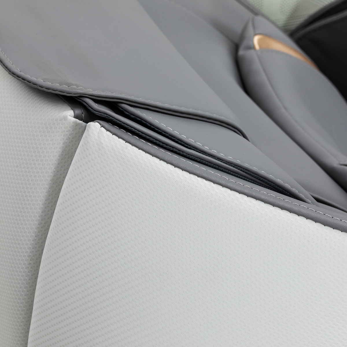 Sakura Massagesessel 809 3D weiß-grau – Profi-Entspannung
