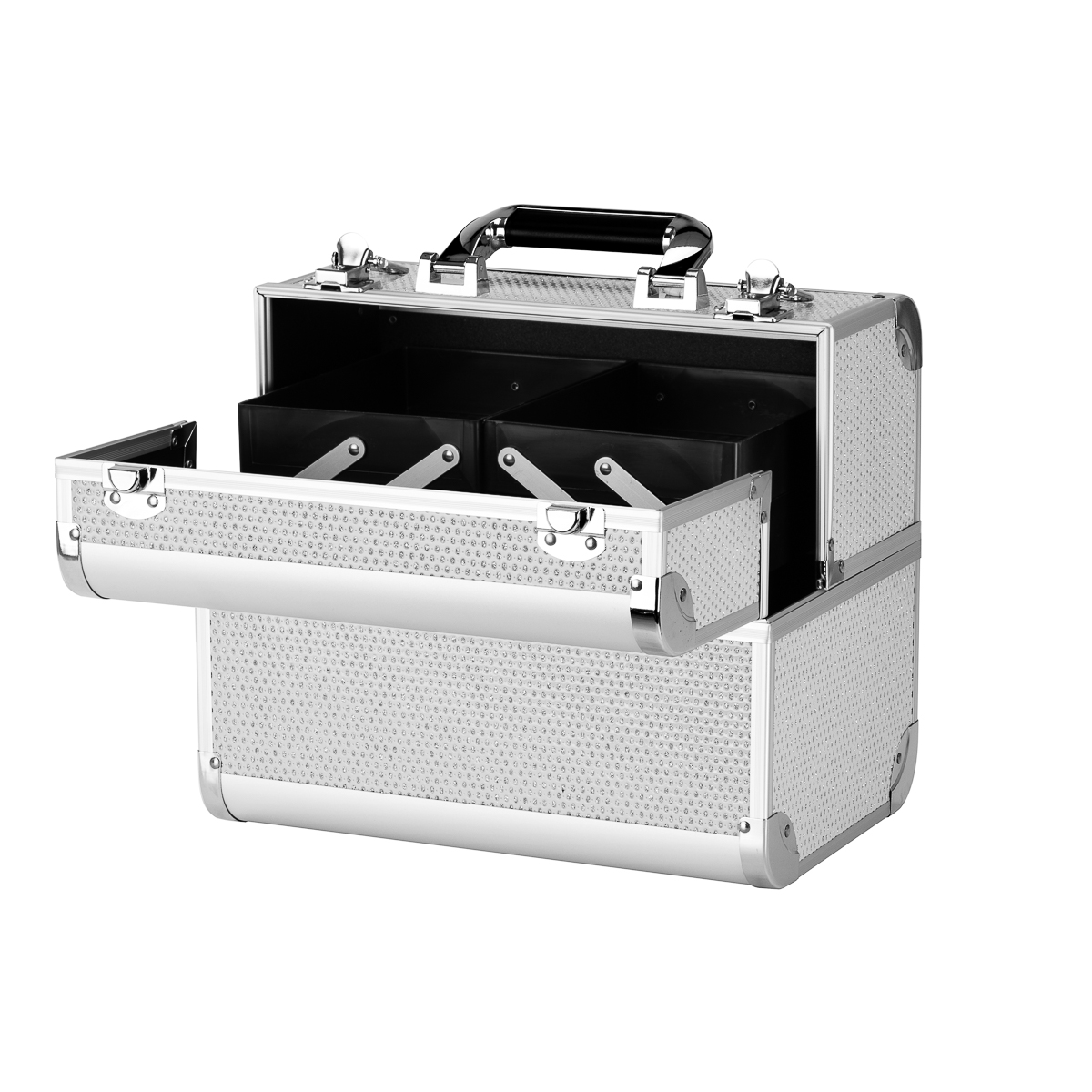 Kosmetik-Koffer silber 44 - Profi Organizer