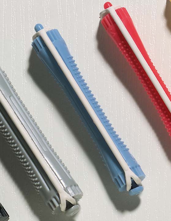 Kaltwellwickler Wkl Mitrundgummi 11Mm Blau Salon
