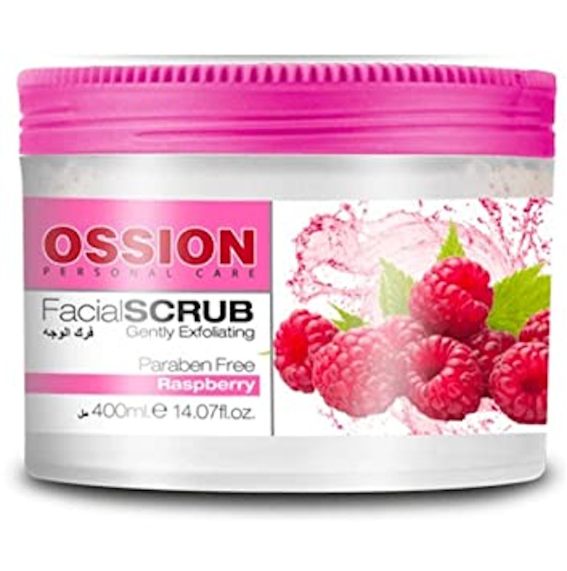 OSSION-rasberry-facial-scrub OSSION "No-Paraben" Raspberry Gesichts- und Handcreme 400ml