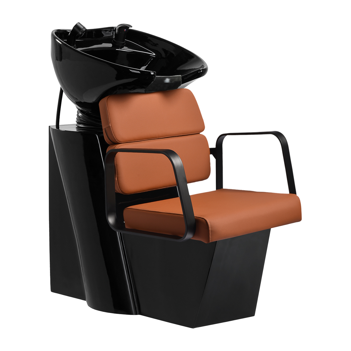 Gabbiano Friseurwaschstation Porto schwarz-orange – Luxus