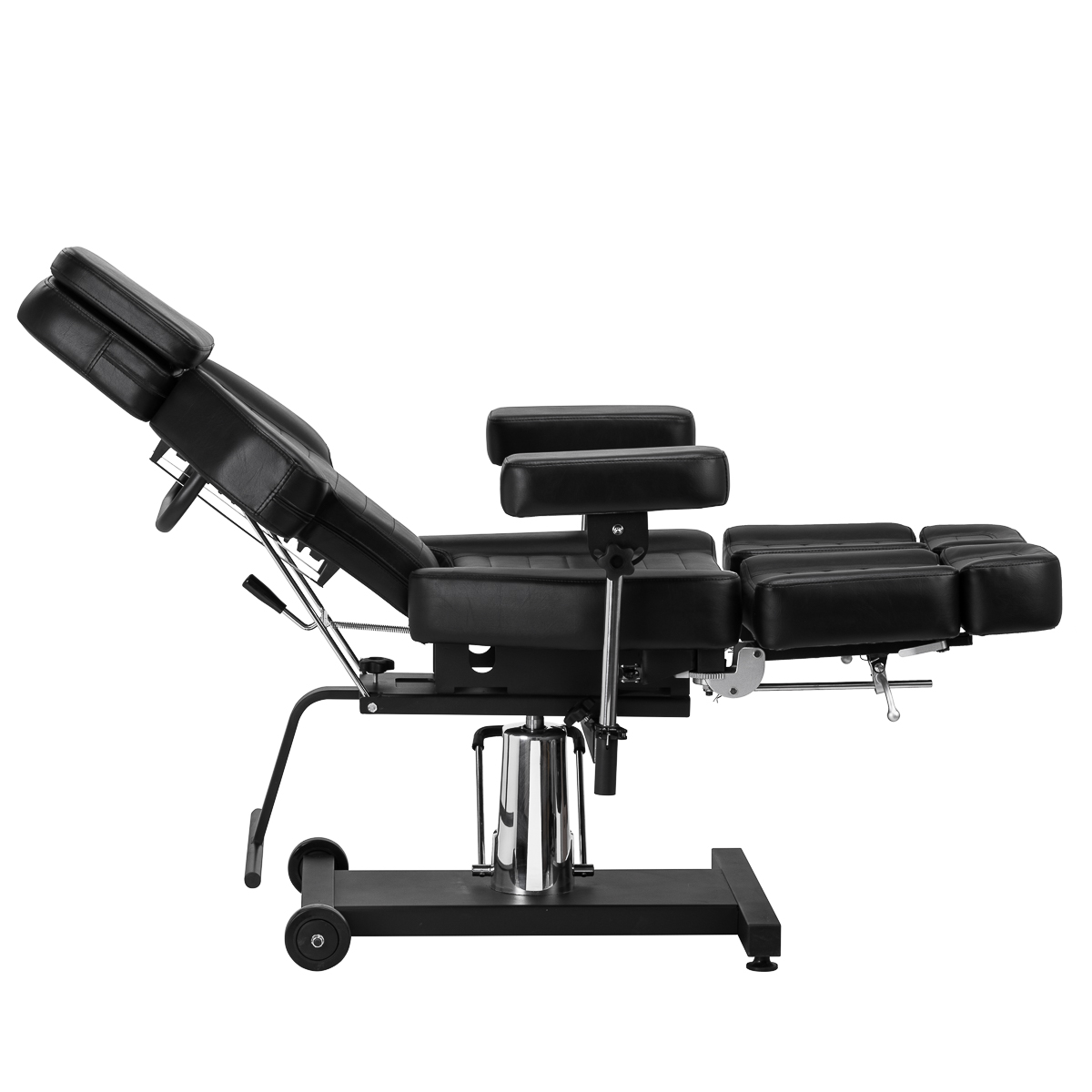 Pro Ink 601A Hydraulischer Tattoo Stuhl Schwarz - Ergonomisch