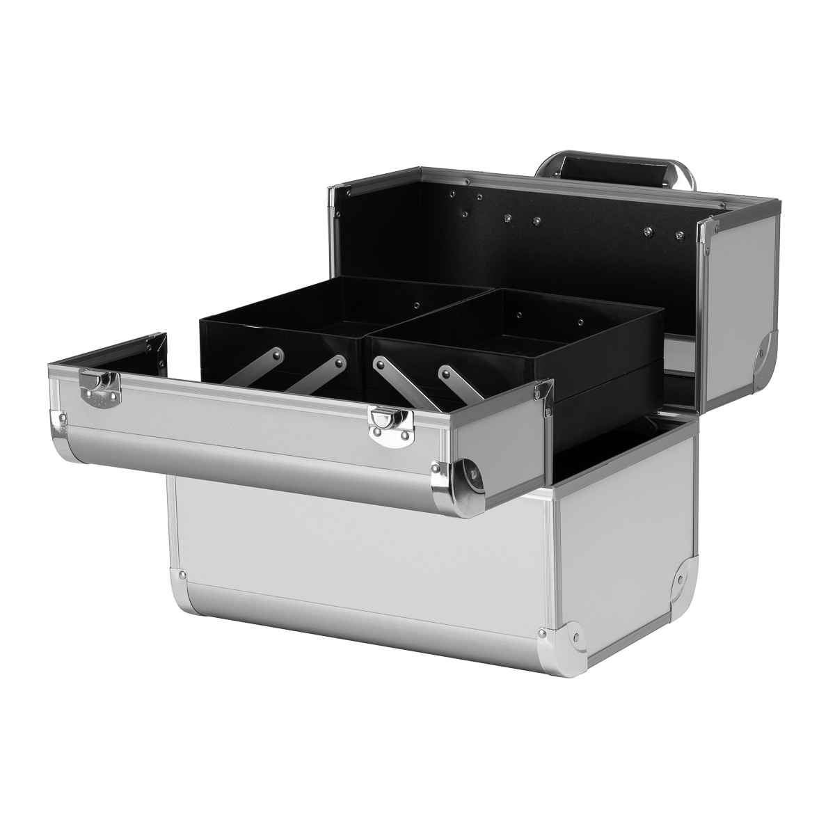 Kosmetikkoffer silber 40 – Professionelle Aufbewahrung