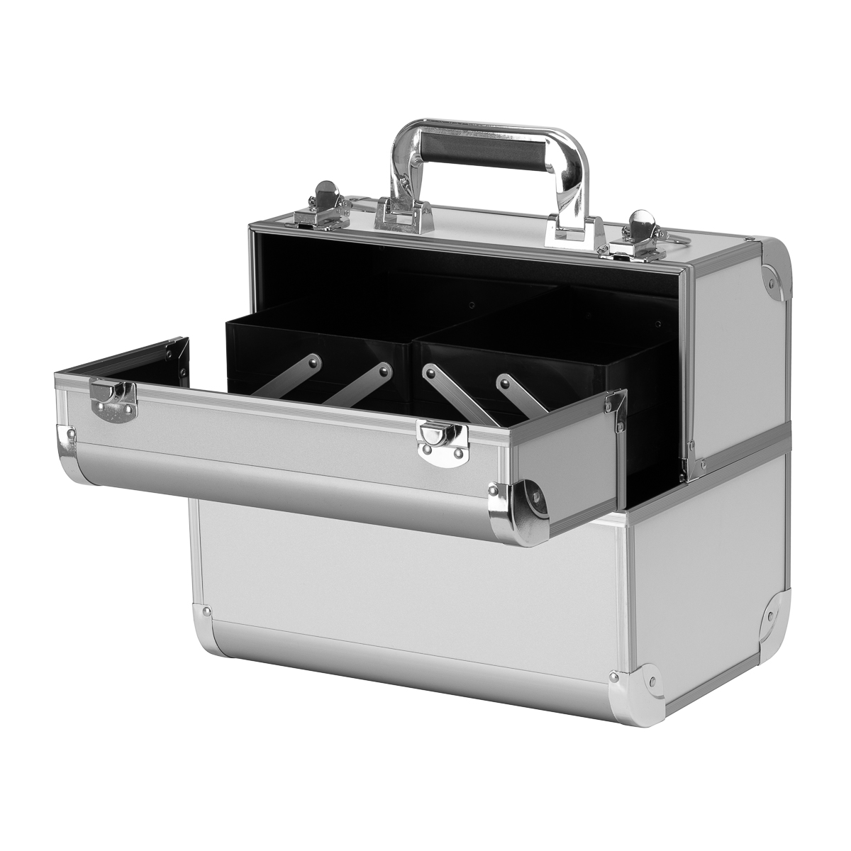 Kosmetikkoffer silber 40 – Professionelle Aufbewahrung