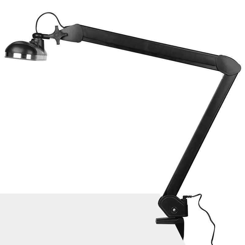 ELEGANTE 801-TL LED Werkstattlampe – Schwarz mit Schraubstöckchen, dimmbarer Lichtstärke und Farbtemperatur