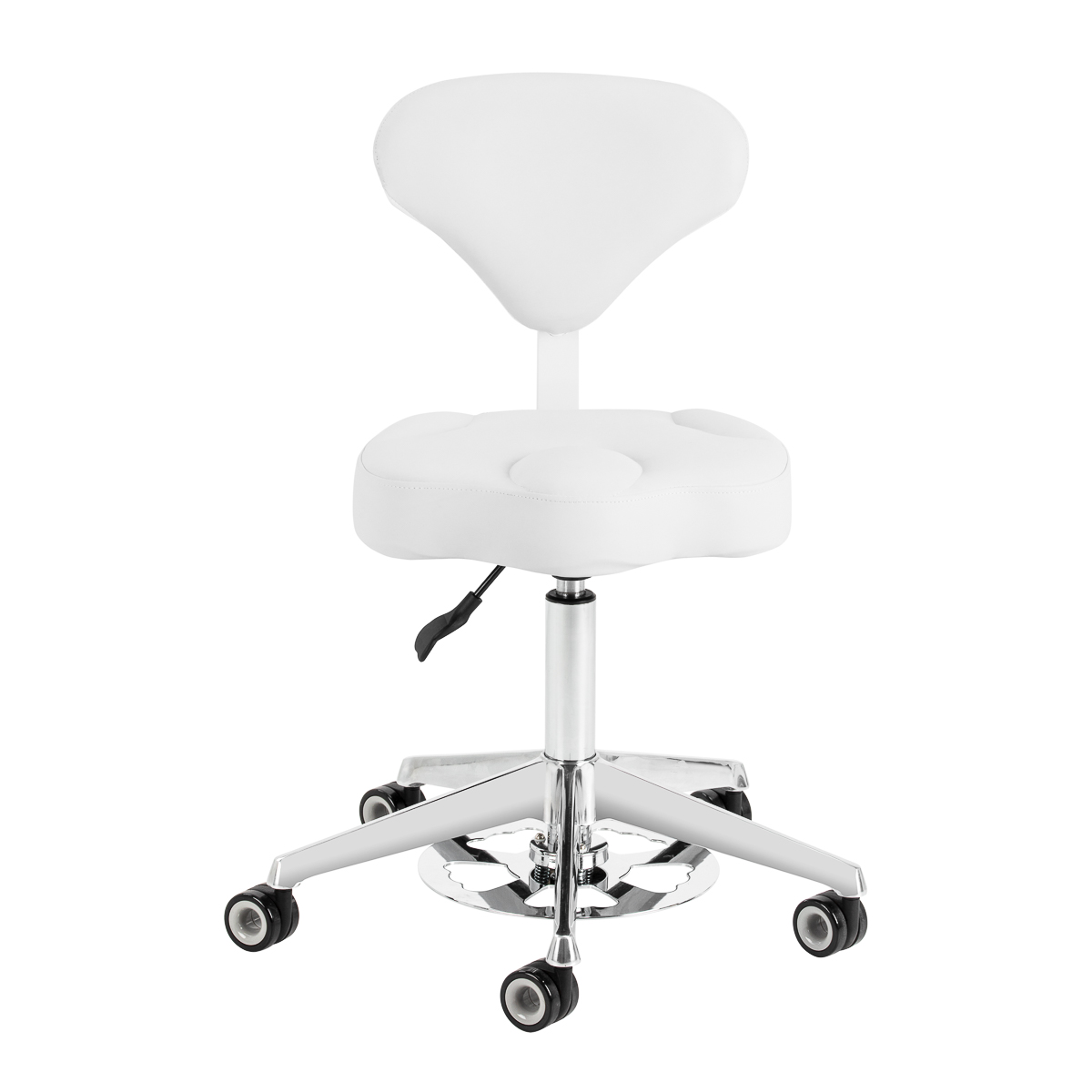 Kosmetikhocker Azzurro 156-F Bump-up Schneeweiß