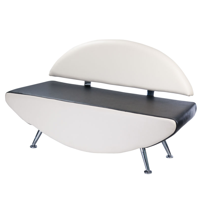 Elegante Wartebereich-Couch mit futuristischem Design - Salon Empfangsmöbel