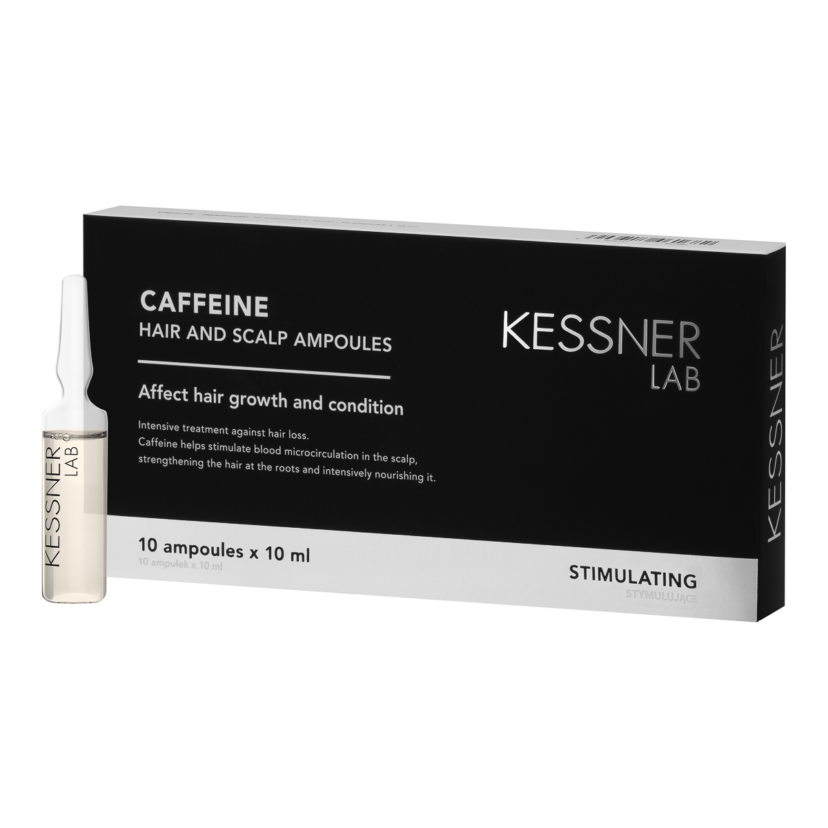 KESSNER LAB Koffein Ampullen - Kopfhaut & Haarwachstum Konzentrat 100 ml