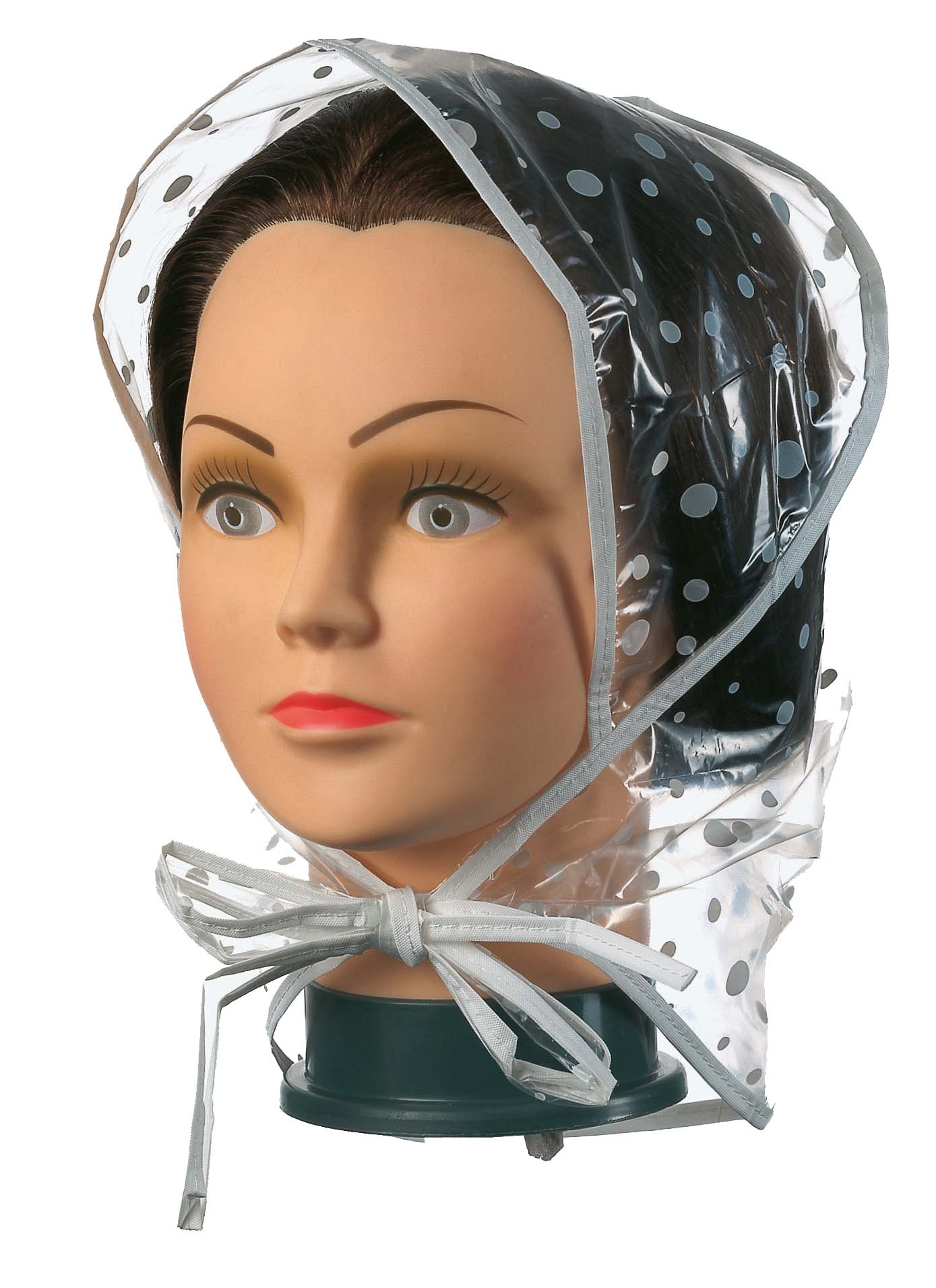 Regenhaube Schirm Weiss Salon 01