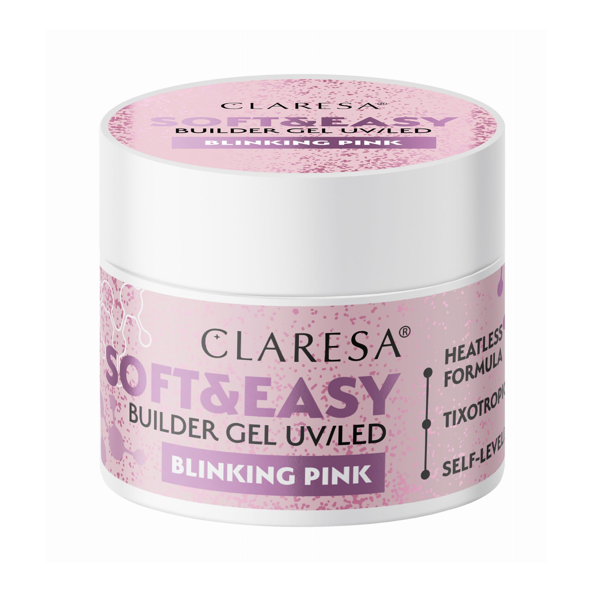 Claresa Aufbaugel Soft&Easy blinking pink 12g
