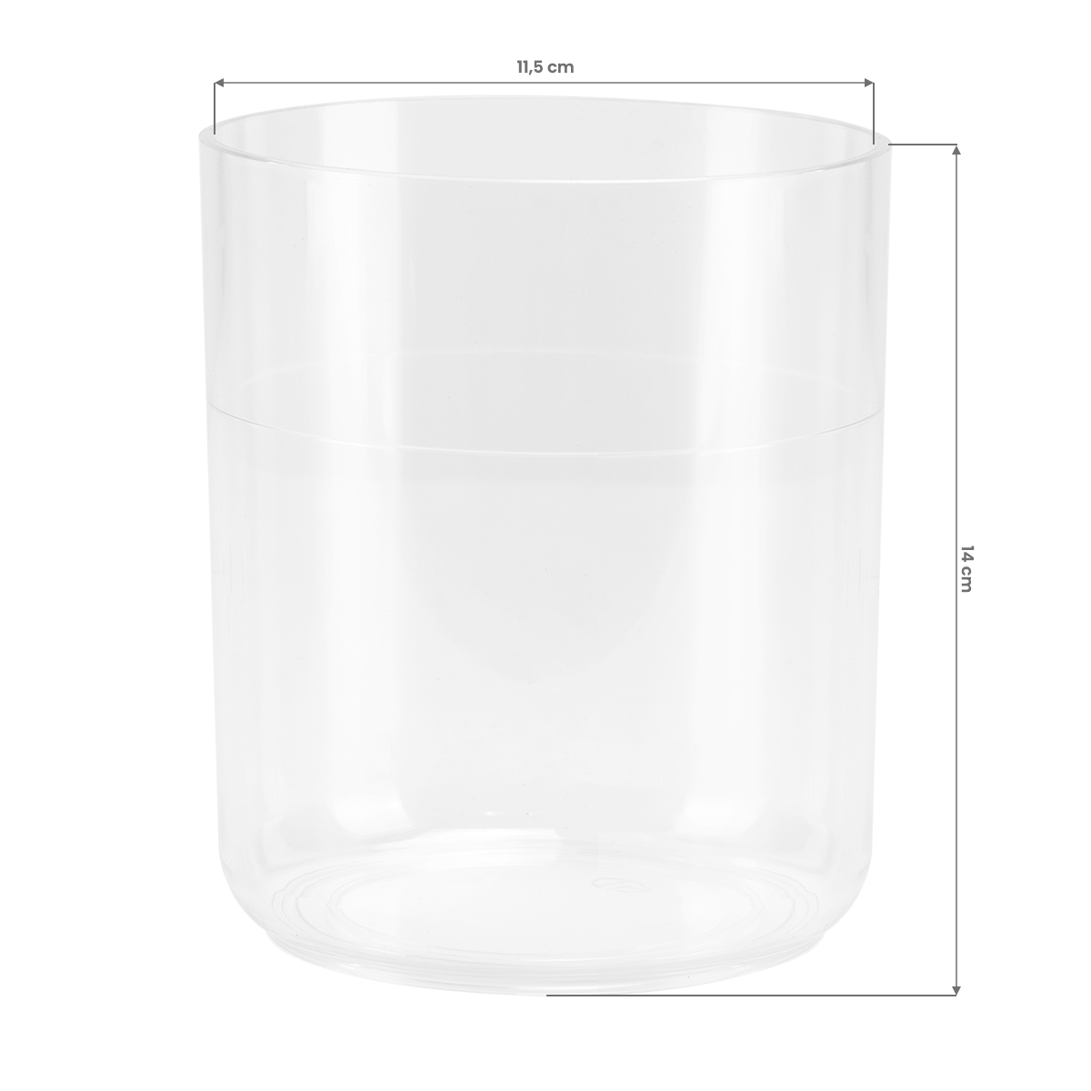 Ersatz-Wasserbehälter für Vapozon 828-FD transparent 800ml - Ansicht 2