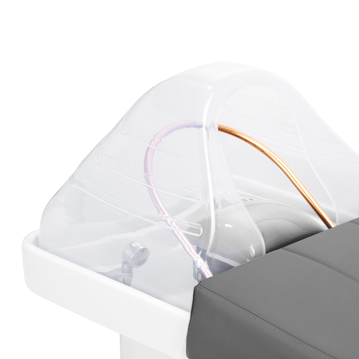 Gabbiano Friseurwaschbecken Liege Head Spa 017 Grau - SPA-Liege