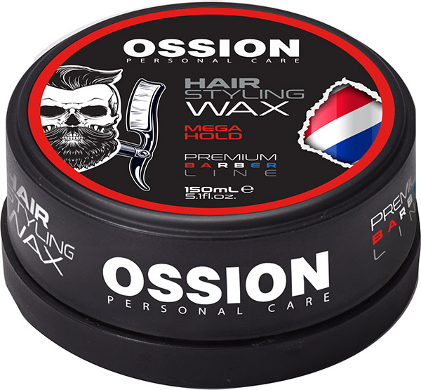 ossion-haar-wax-mega-hold Mega starker Halt OSSION Haarwachs Premium Barber Line 150 ml