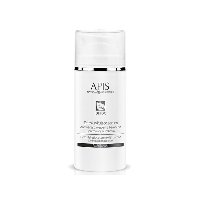 APIS Entgiftendes Gesichtsserum mit Bambuskohle und ionisiertem Silber 100ml - Tiefenreinigung & Detox