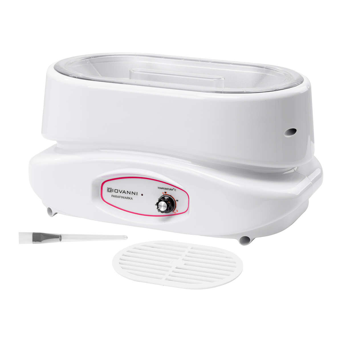 Paraffingerät 220W Giovanni – Weiß & Rosa
